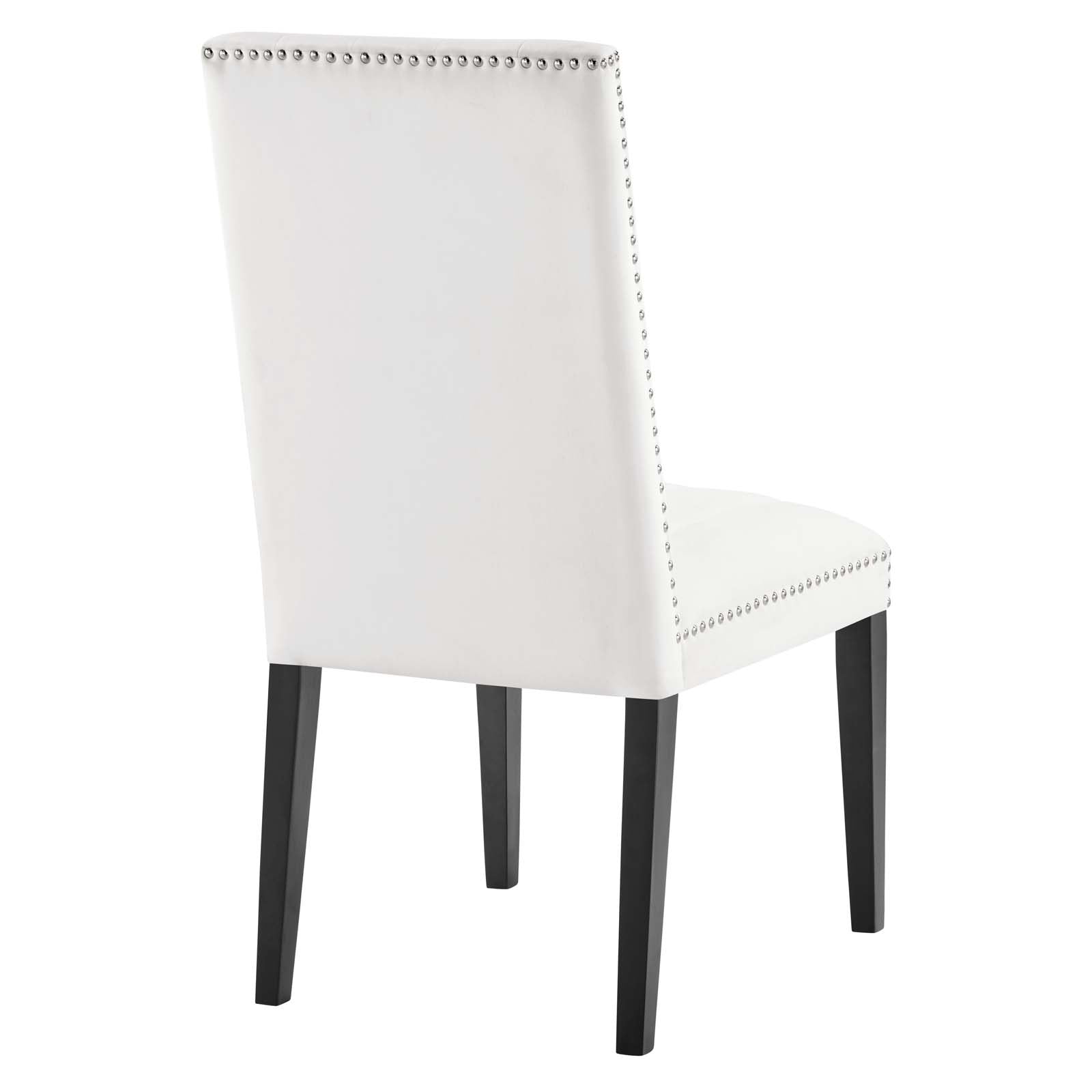 Catalyst Performance Velvet Dining Side Chairs Set of 2 by Modway