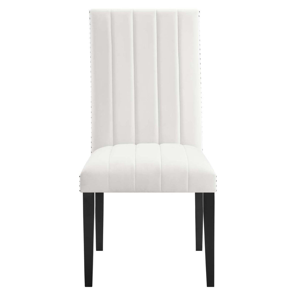 Catalyst Performance Velvet Dining Side Chairs Set of 2 by Modway