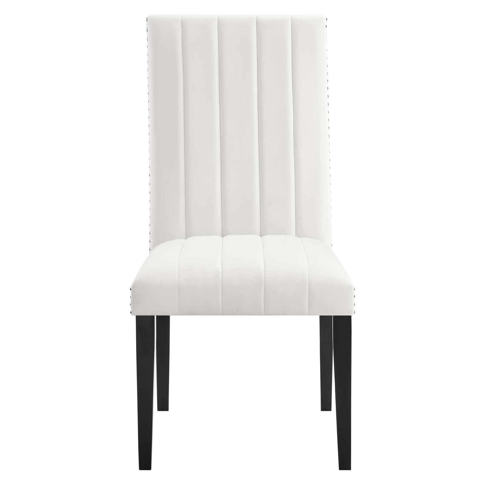 Catalyst Performance Velvet Dining Side Chairs Set of 2 by Modway
