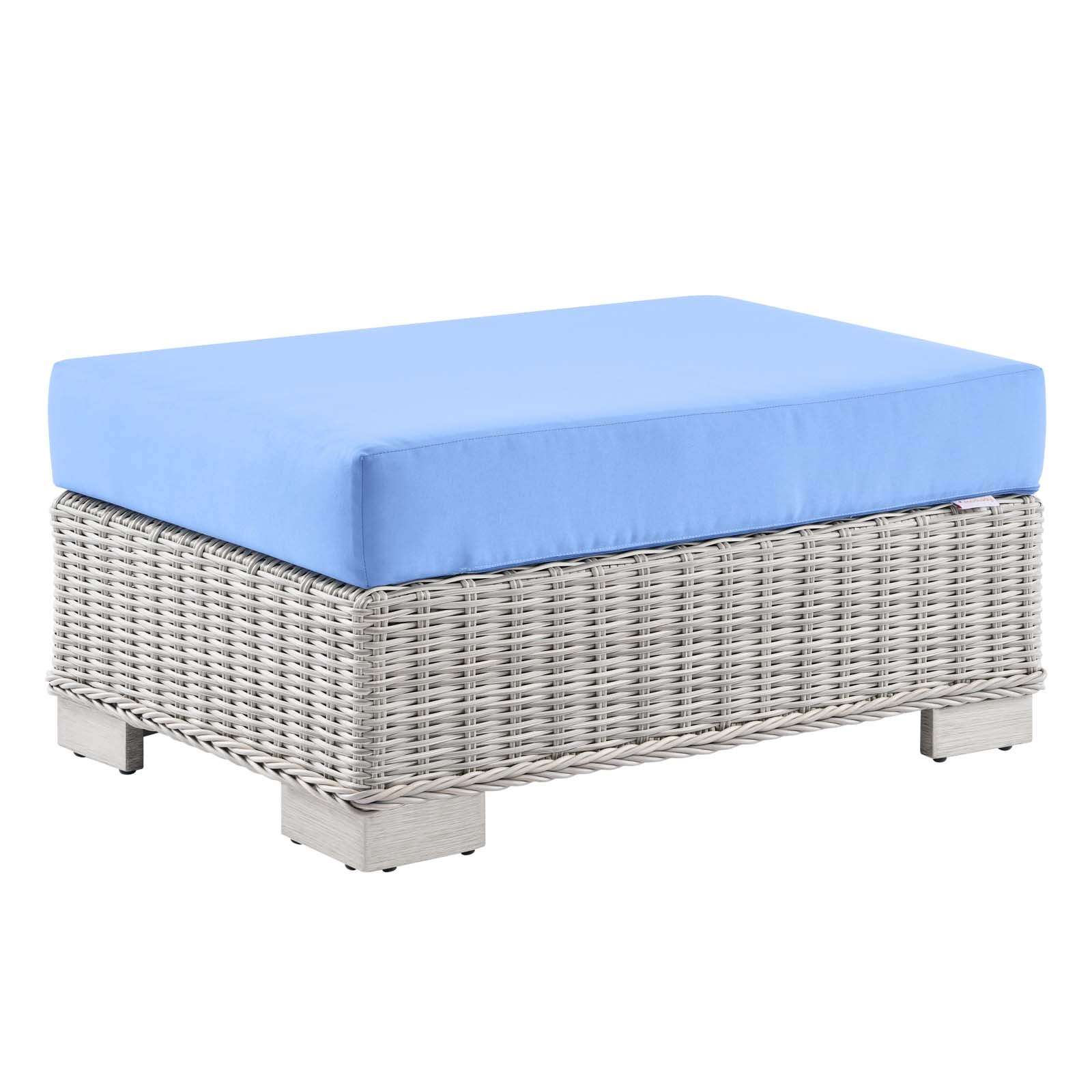 Conway Outdoor Patio Wicker Rattan 2-Piece Armchai