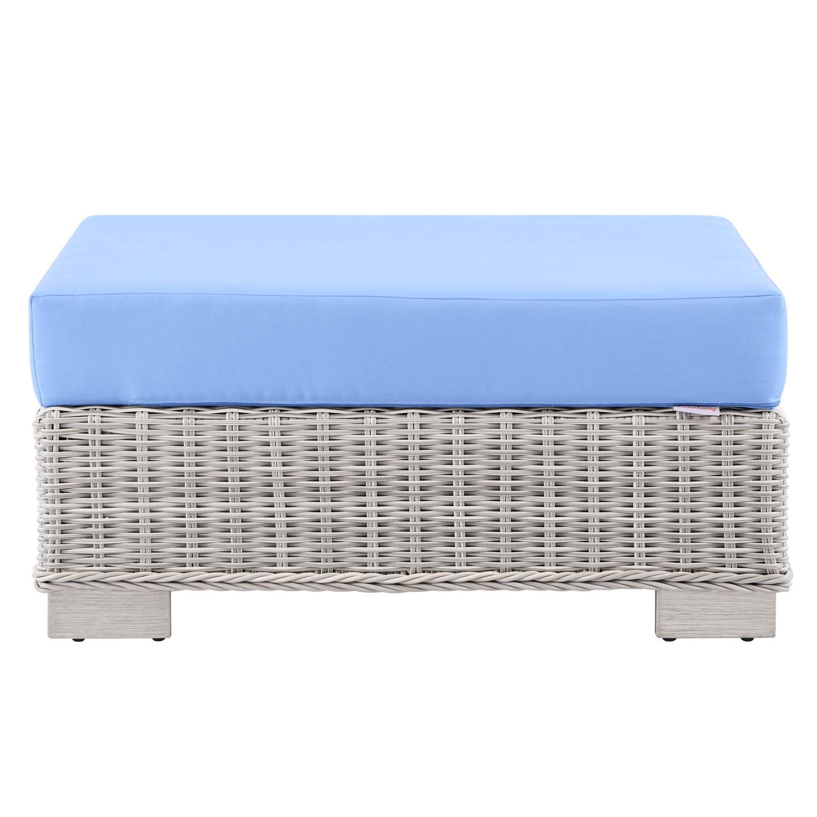 Conway Outdoor Patio Wicker Rattan 2-Piece Armchai
