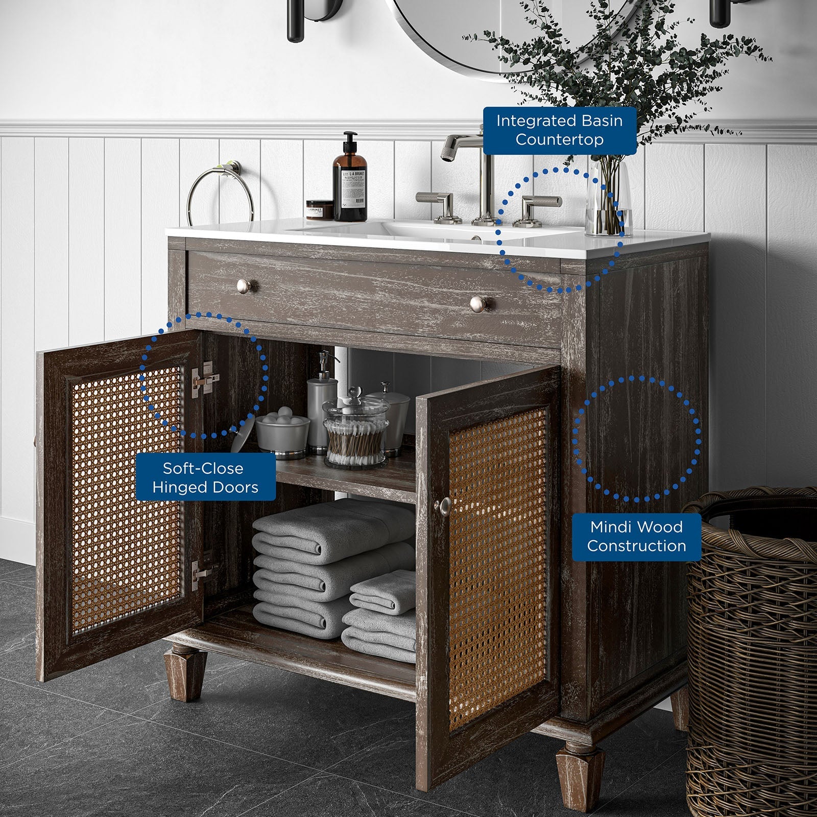 Lilo 36" Bathroom Vanity by Modway