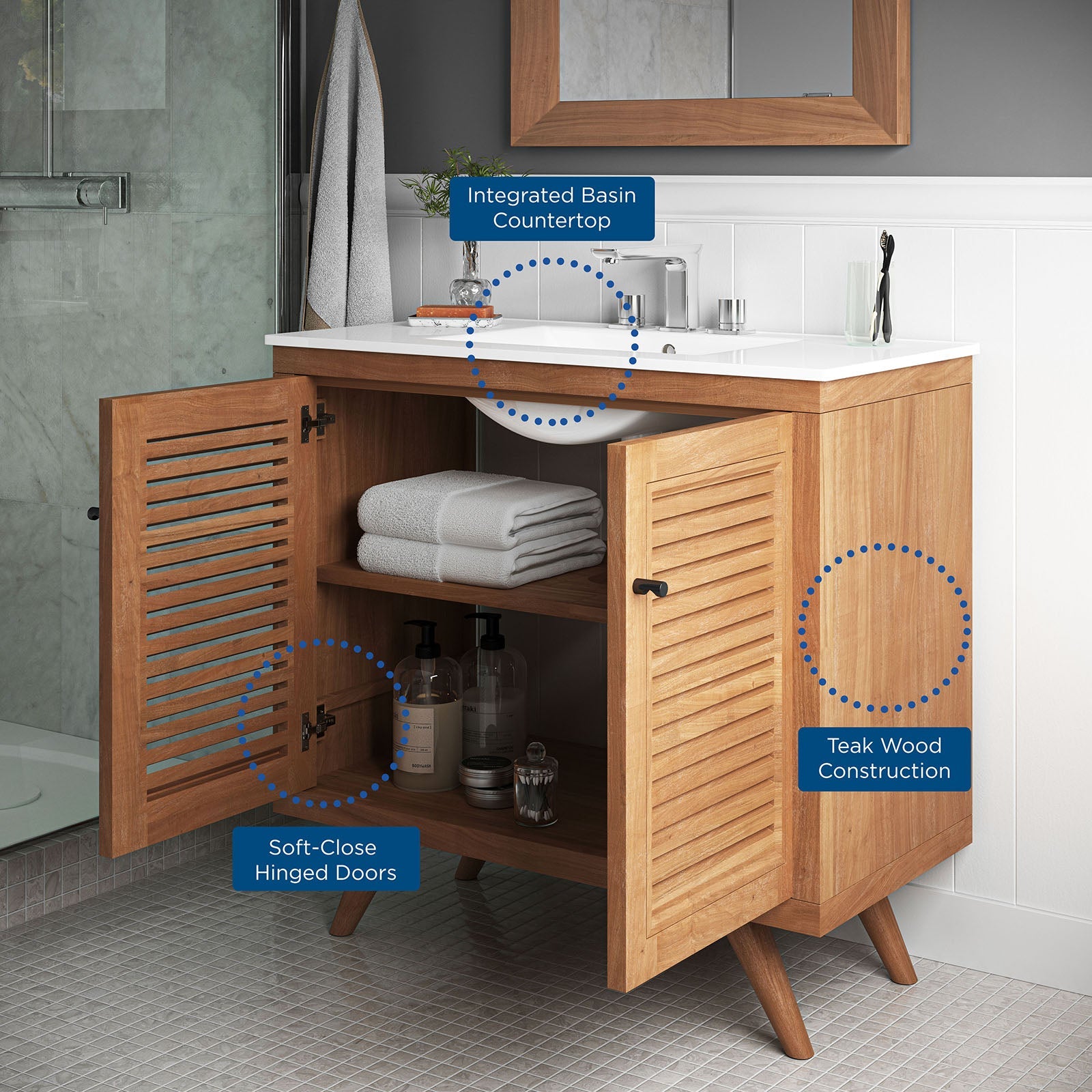 Birdie 36" Bathroom Vanity by Modway