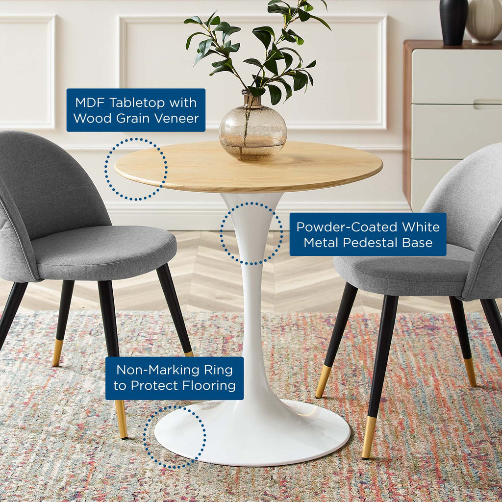 Lippa 28" Round Wood Dining Table by Modway