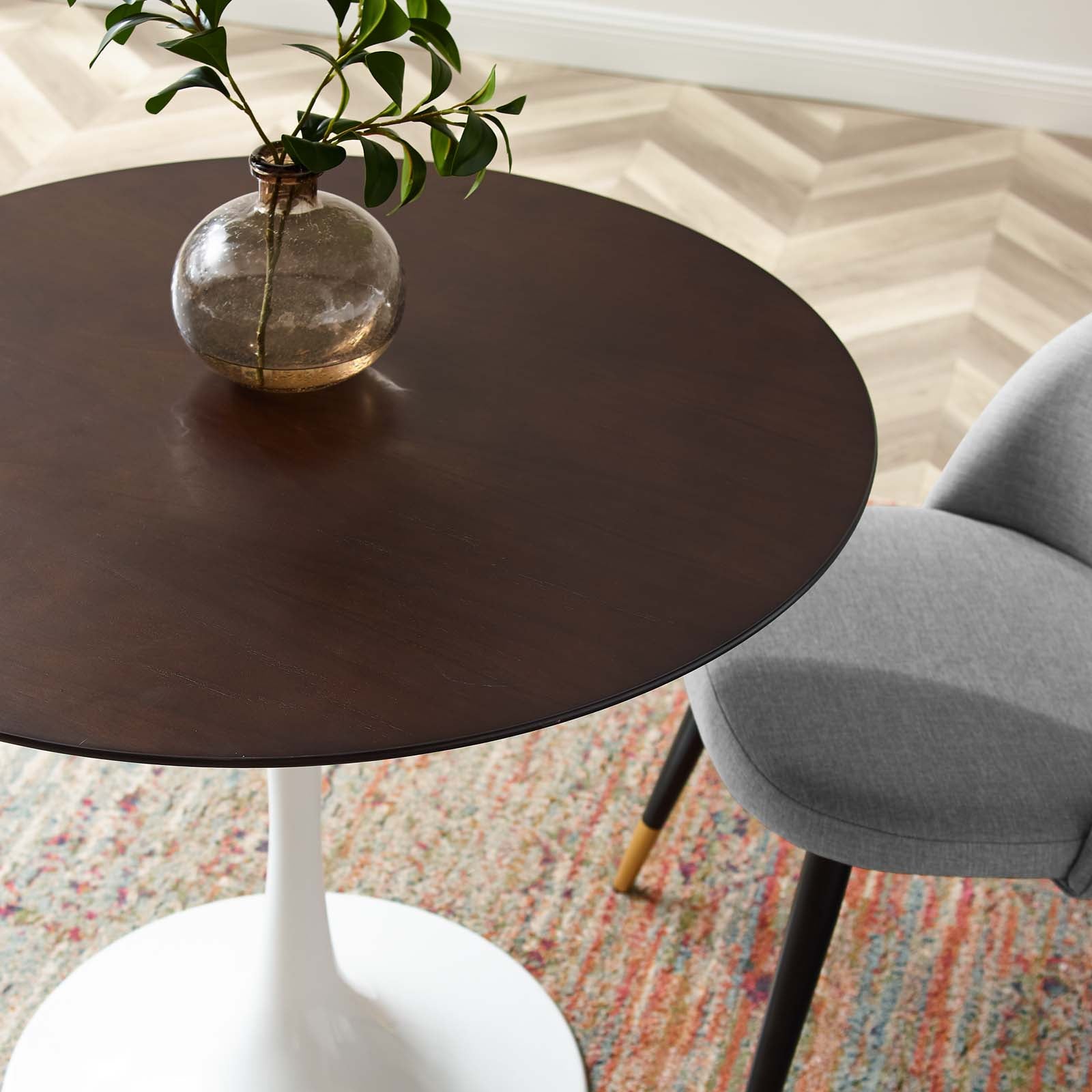Lippa 36" Round Wood Dining Table by Modway