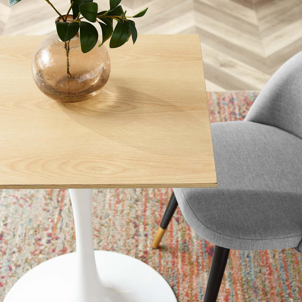Lippa 24" Square Wood Dining Table by Modway