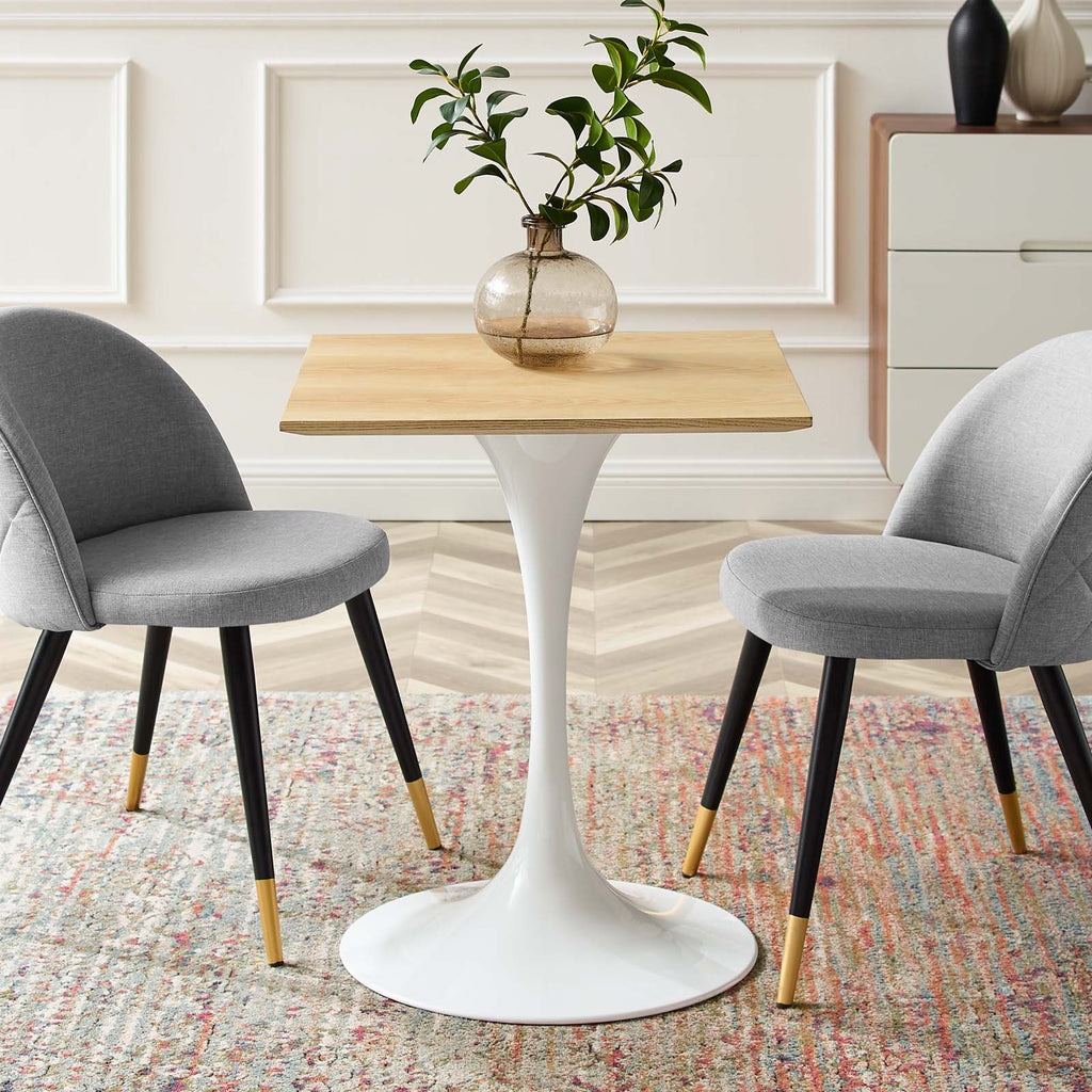 Lippa 24" Square Wood Dining Table by Modway