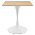 Lippa 28" Square Wood Dining Table by Modway