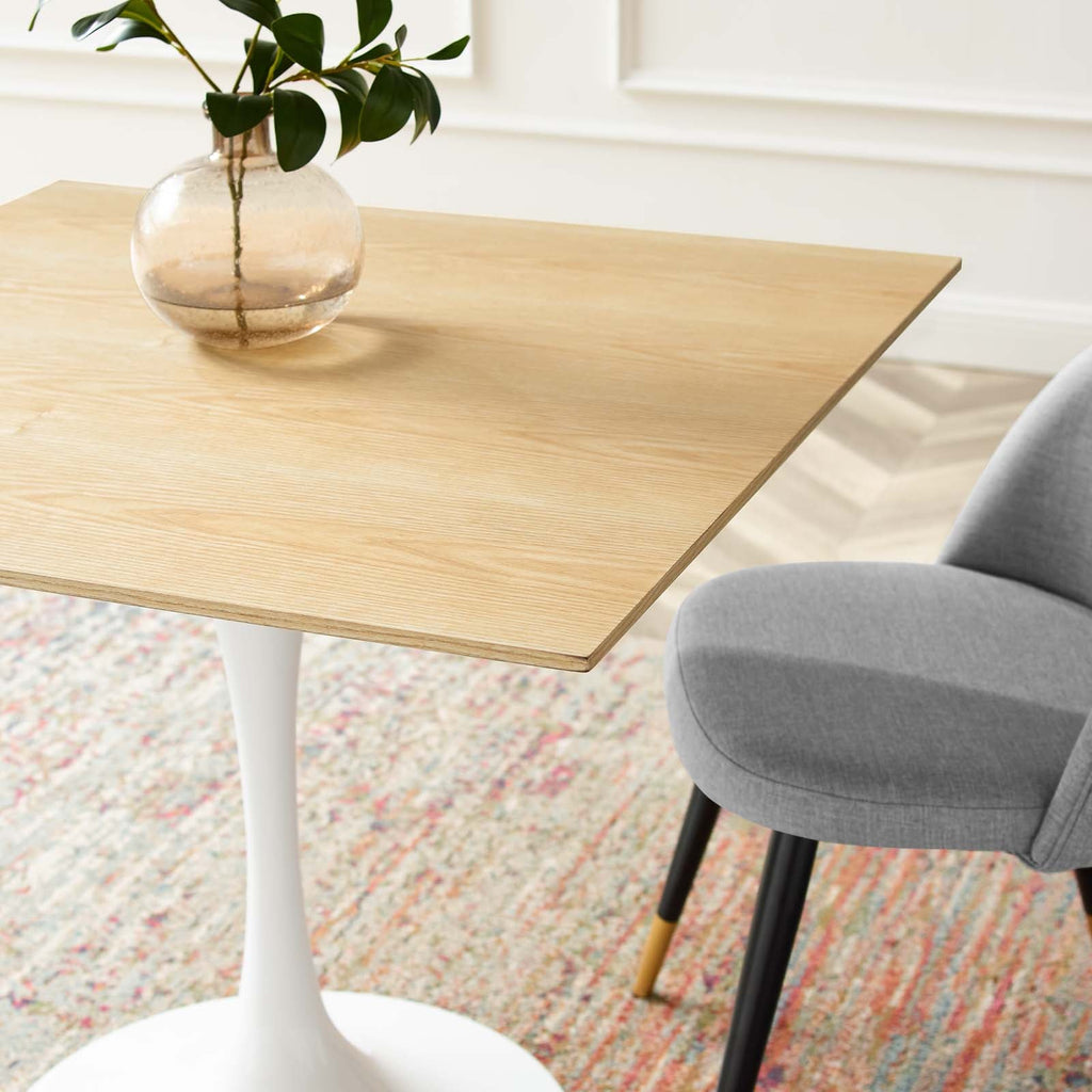Lippa 36" Square Wood Dining Table by Modway