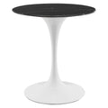 Lippa 28" Round Faux Marble Dining Table by Modway