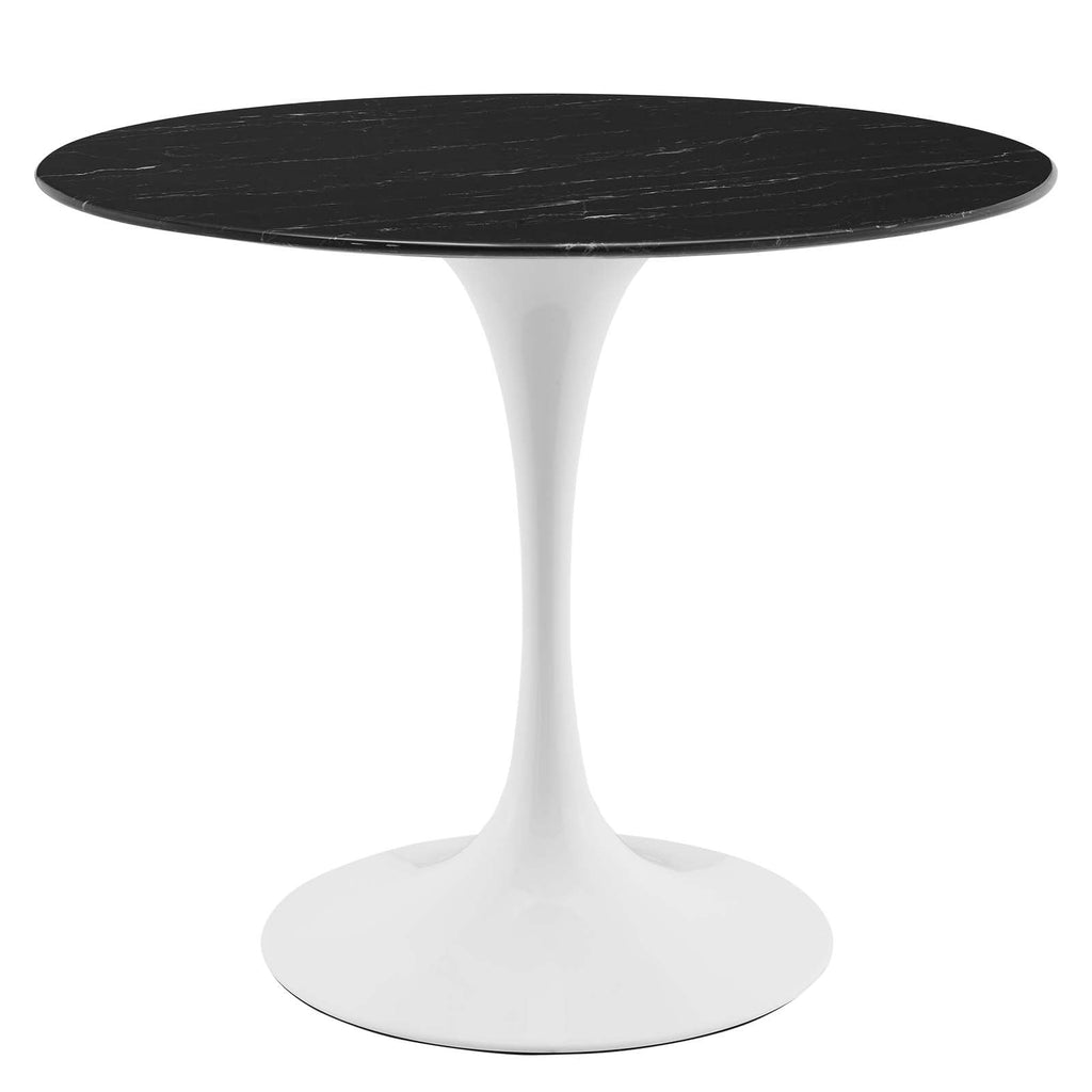 Lippa 36" Round Faux Marble Dining Table by Modway