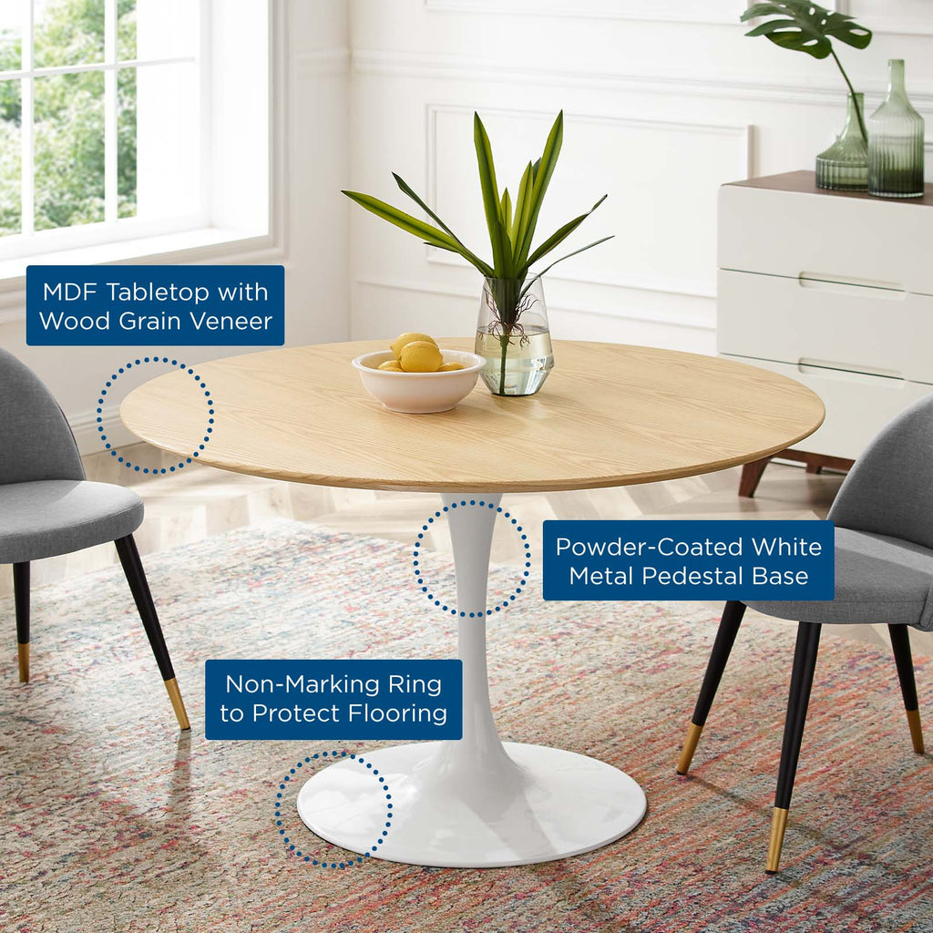 Lippa 48" Round Wood Dining Table by Modway