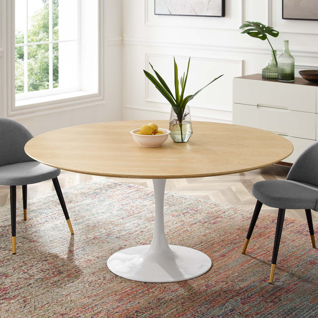 Lippa 60" Round Wood Dining Table by Modway