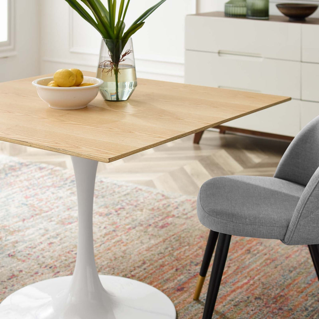 Lippa 40" Square Wood Dining Table by Modway