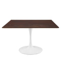 Lippa 47" Square Wood Dining Table by Modway