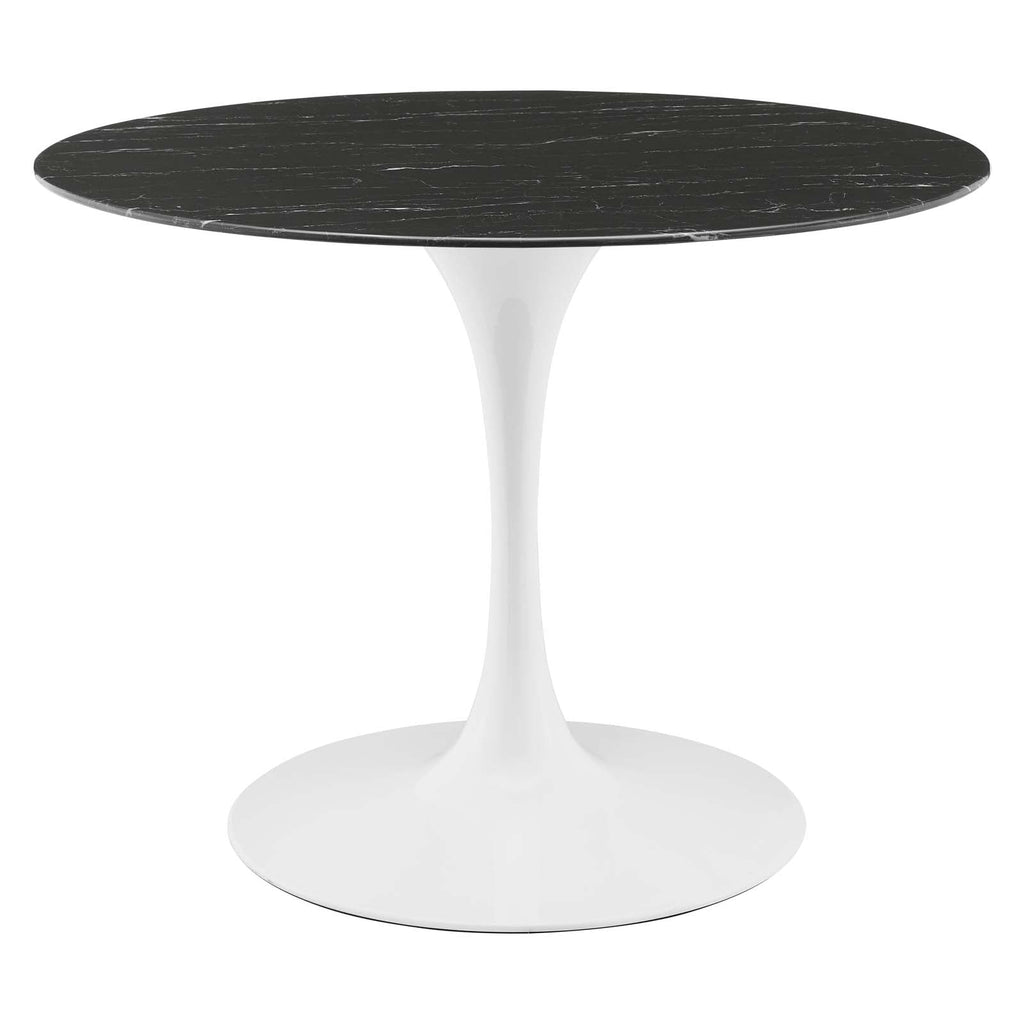 Lippa 40" Round Faux Marble Dining Table by Modway