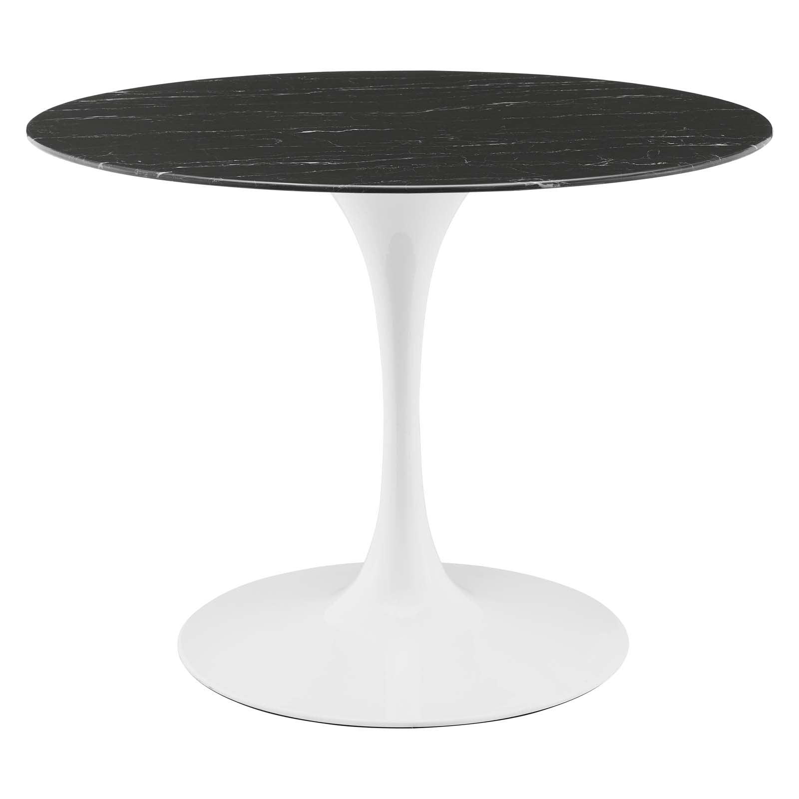 Lippa 40" Round Faux Marble Dining Table by Modway