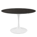 Lippa 48" Round Faux Marble Dining Table by Modway