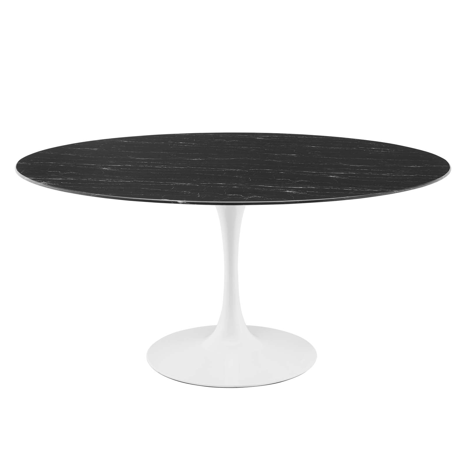 Lippa 60" Round Faux Marble Dining Table by Modway