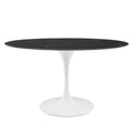 Lippa 54" Oval Faux Marble Dining Table by Modway