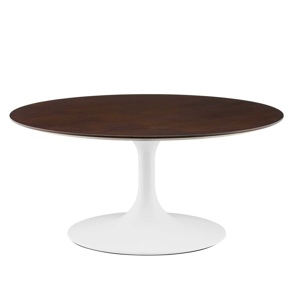 Lippa 36" Round Wood Coffee Table by Modway