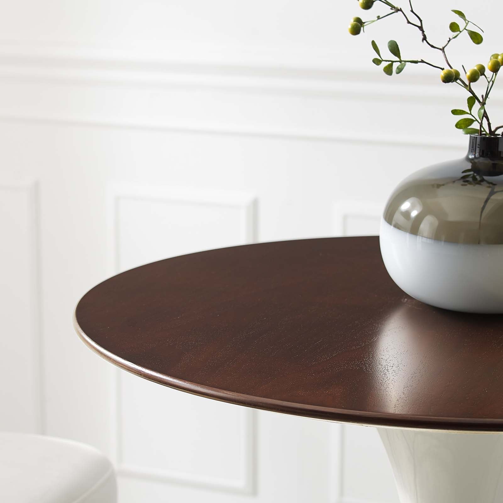 Lippa 28" Round Wood Bar Table by Modway
