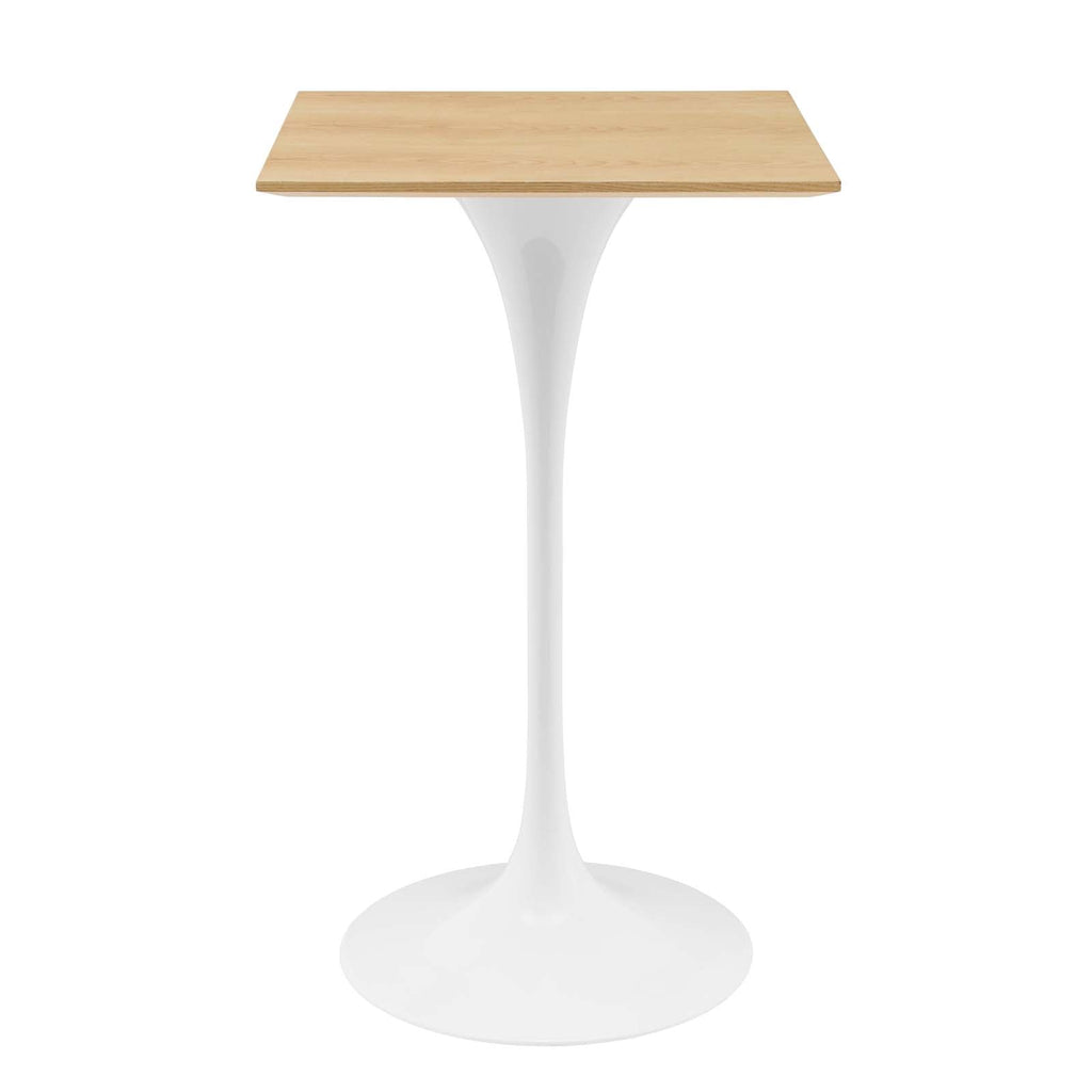 Lippa 28" Square Wood Bar Table by Modway