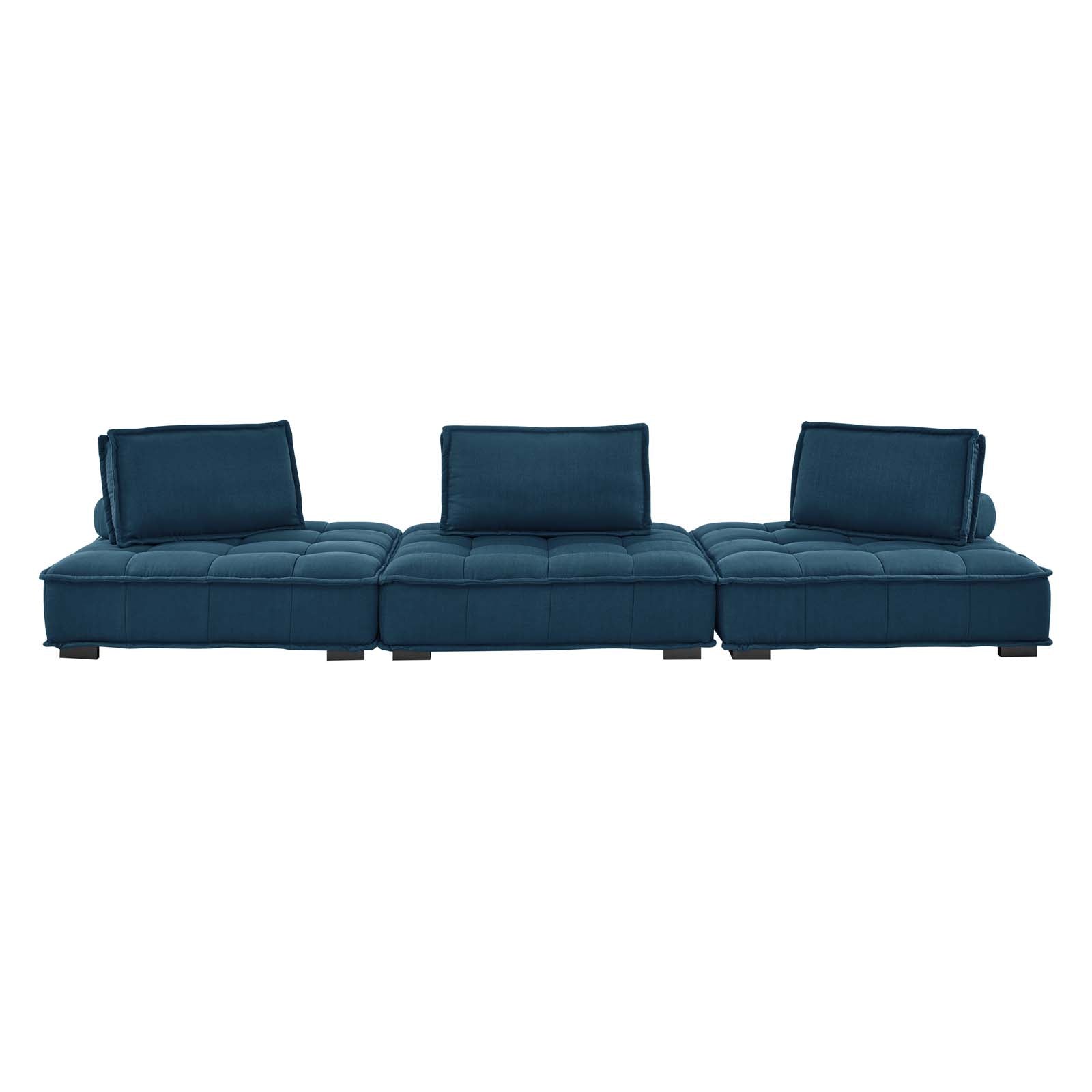 Saunter 3-Piece Tufted Fabric Fabric Sofa by Modway