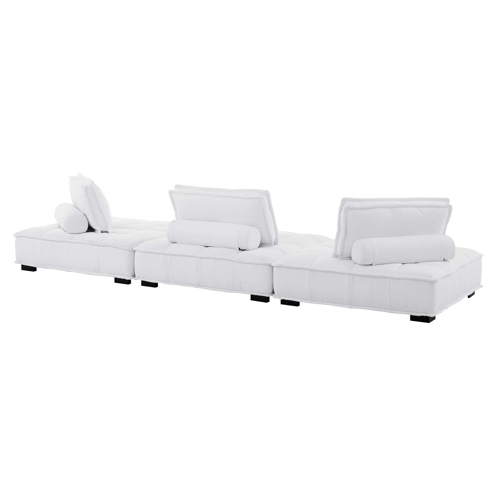 Saunter 3-Piece Tufted Fabric Fabric Sofa by Modway