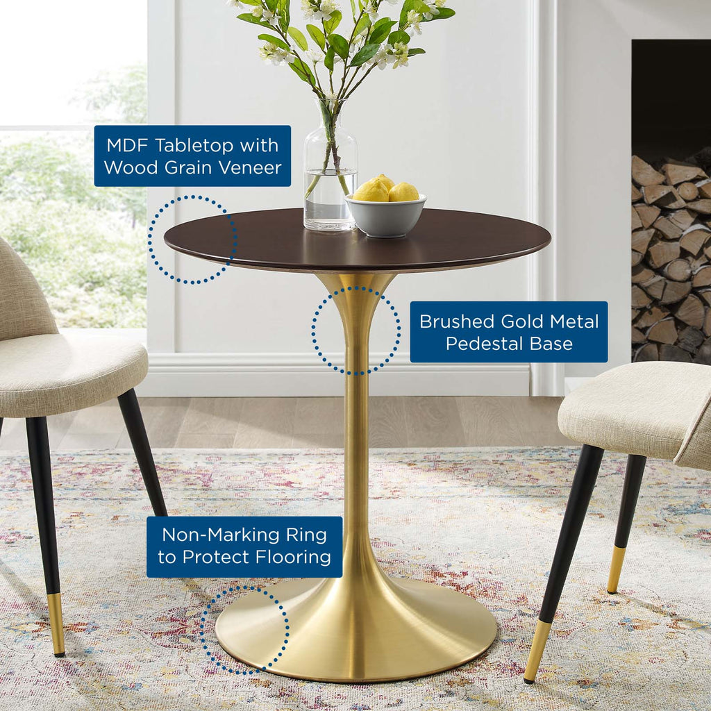 Lippa 28" Round Wood Dining Table by Modway