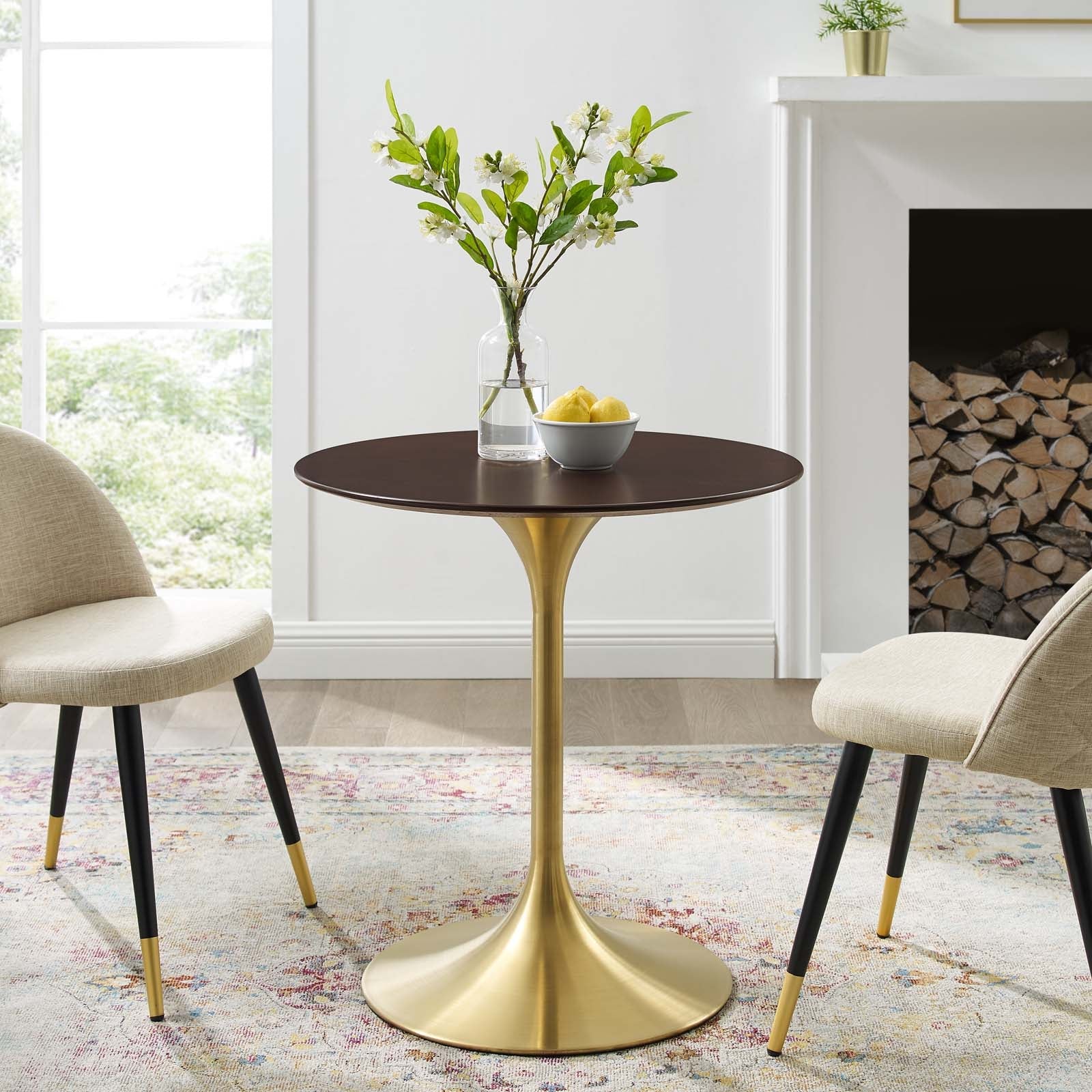 Lippa 28" Round Wood Dining Table by Modway