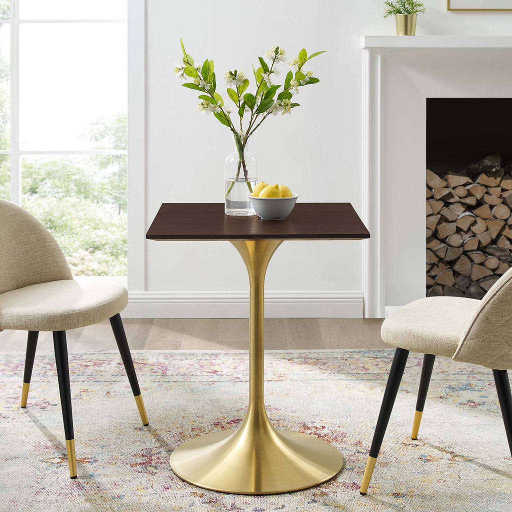 Lippa 24" Square Wood Dining Table by Modway