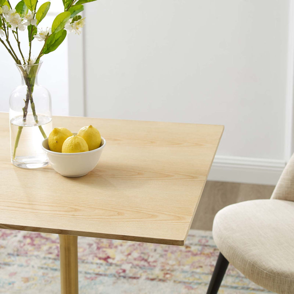 Lippa 28" Square Wood Dining Table by Modway