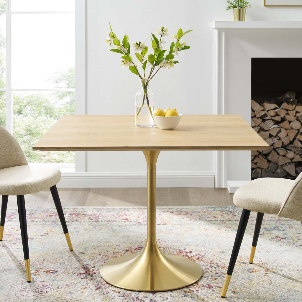 Lippa 36" Square Wood Dining Table Ê by Modway