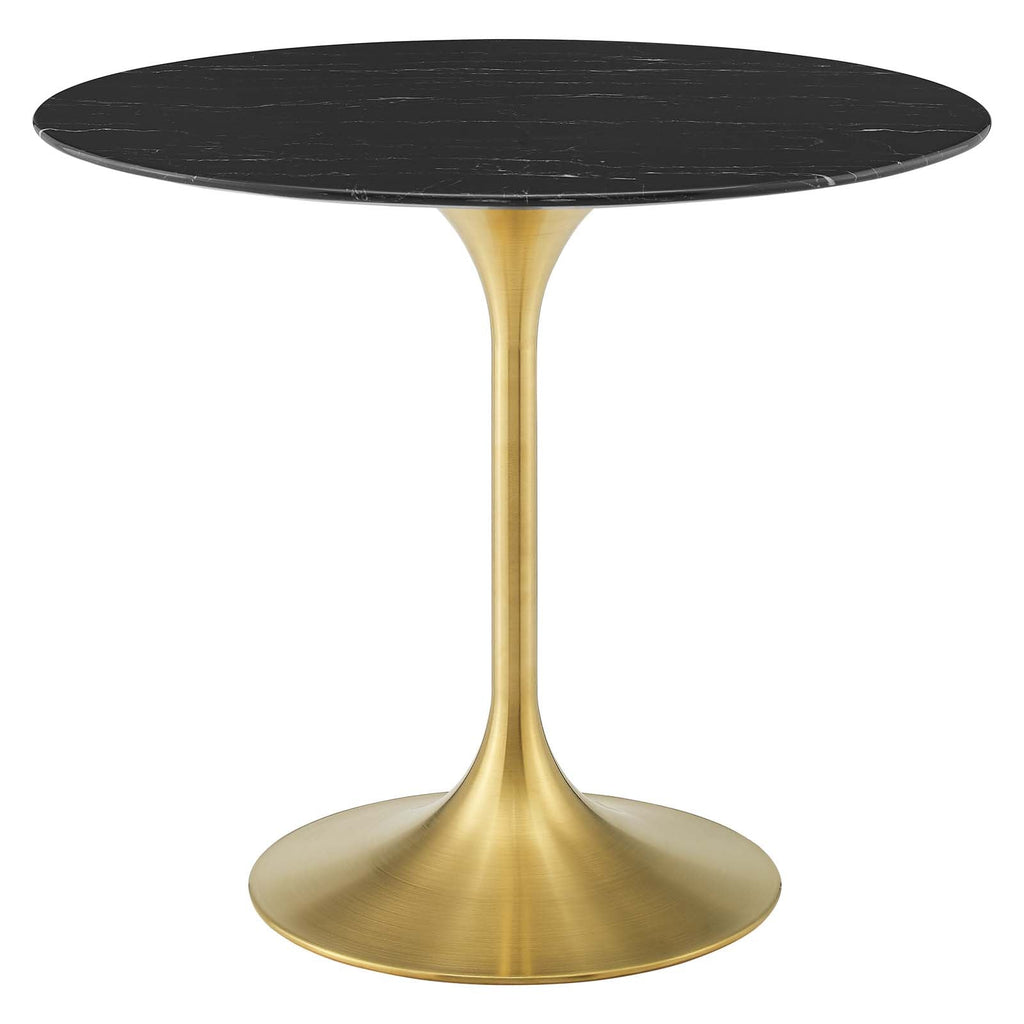 Lippa 36" Round Faux Marble Dining Table by Modway