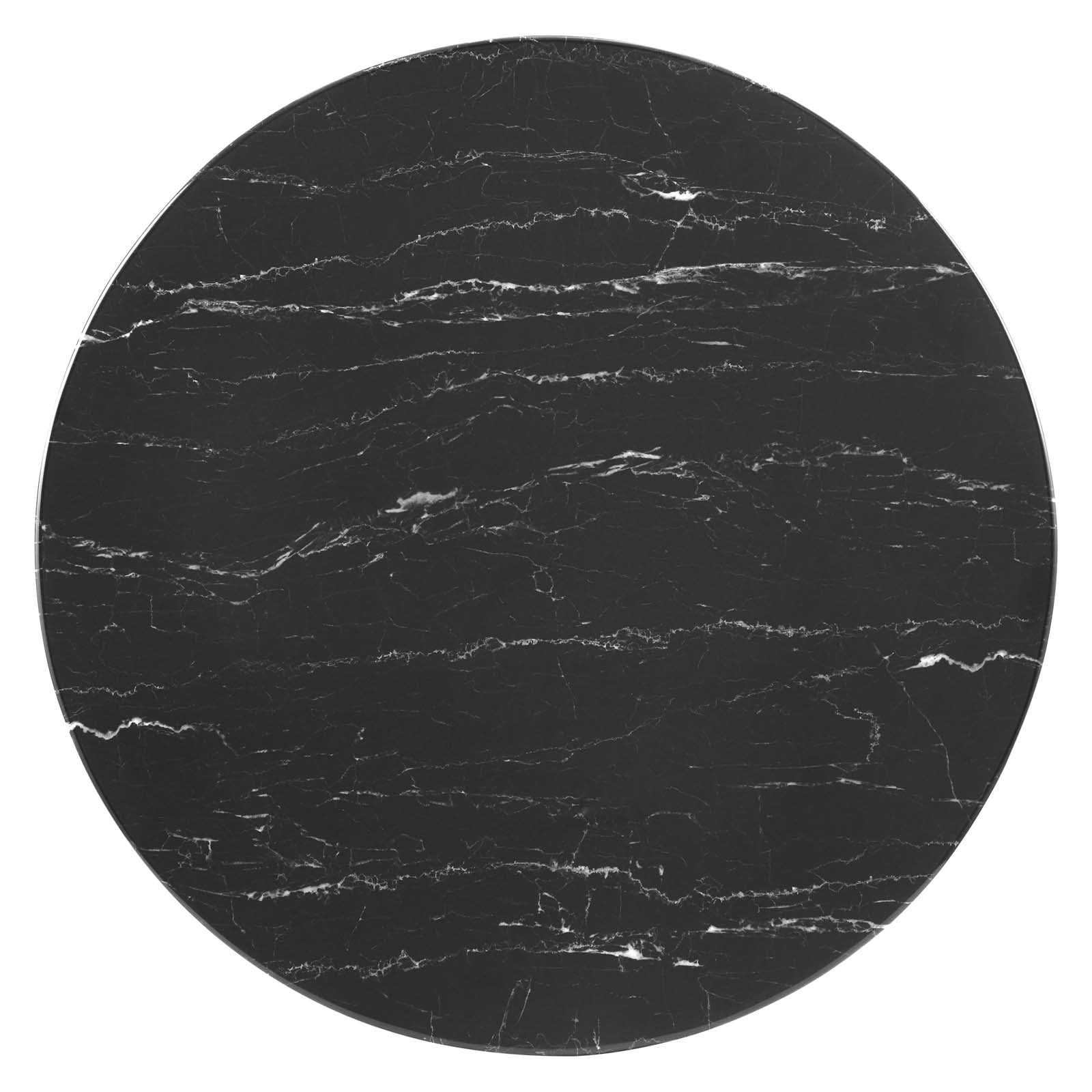Lippa 36" Round Faux Marble Dining Table by Modway