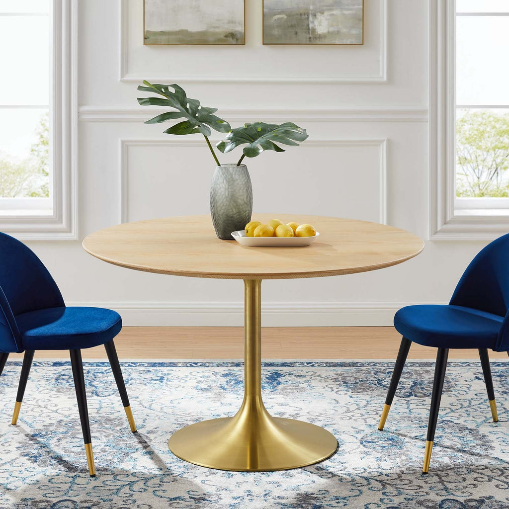 Lippa 48" Round Wood Dining Table by Modway