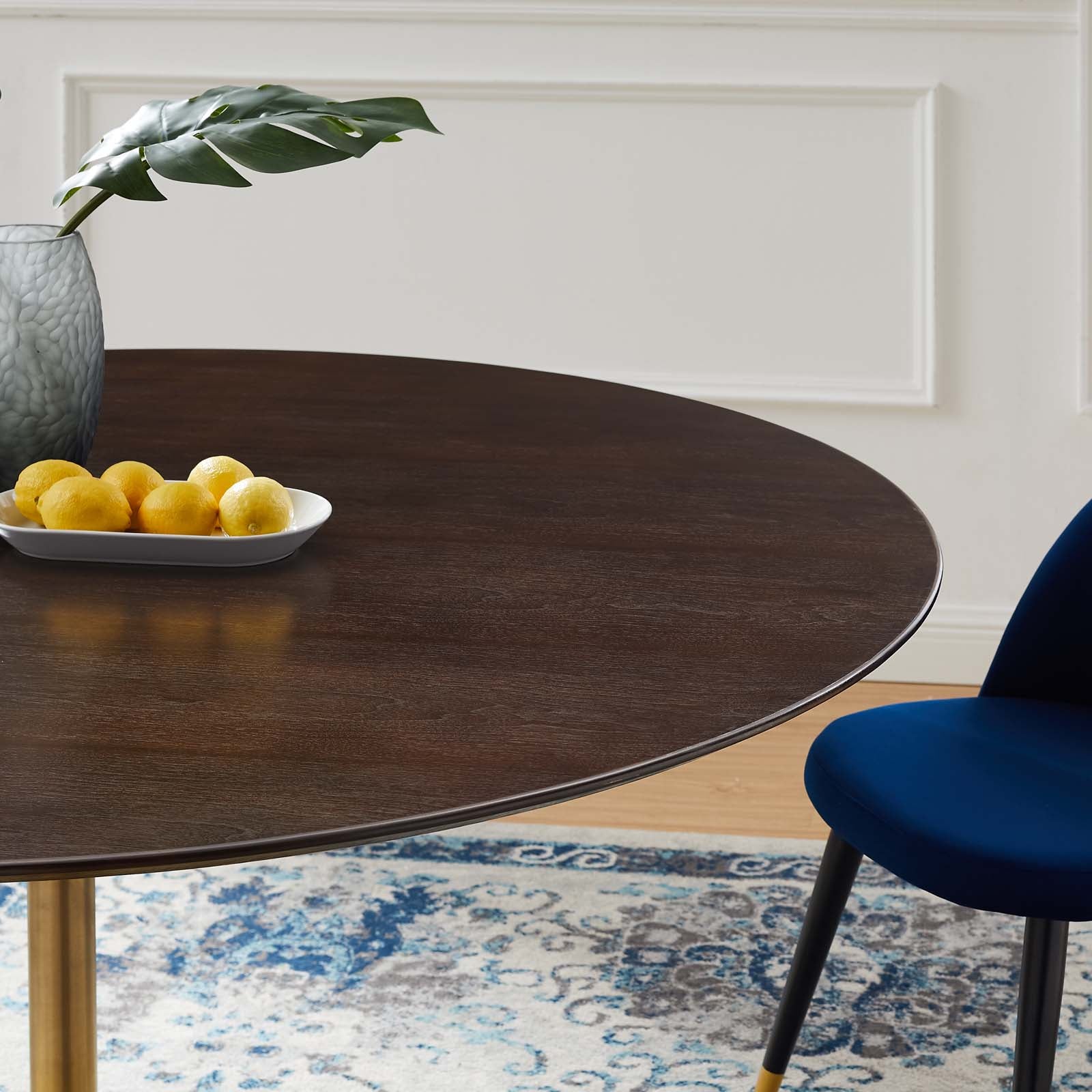 Lippa 60" Round Wood Dining Table by Modway