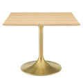 Lippa 40" Square Wood Dining Table by Modway