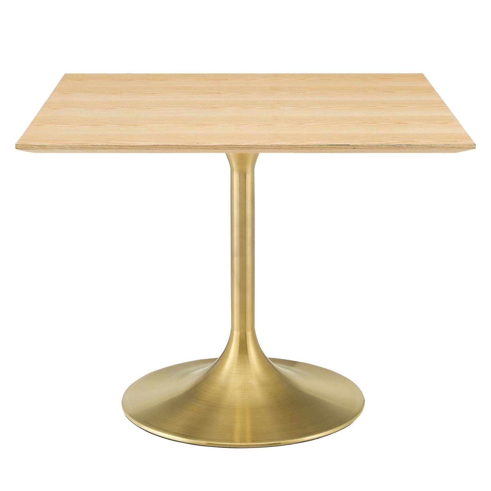 Lippa 40" Square Wood Dining Table by Modway