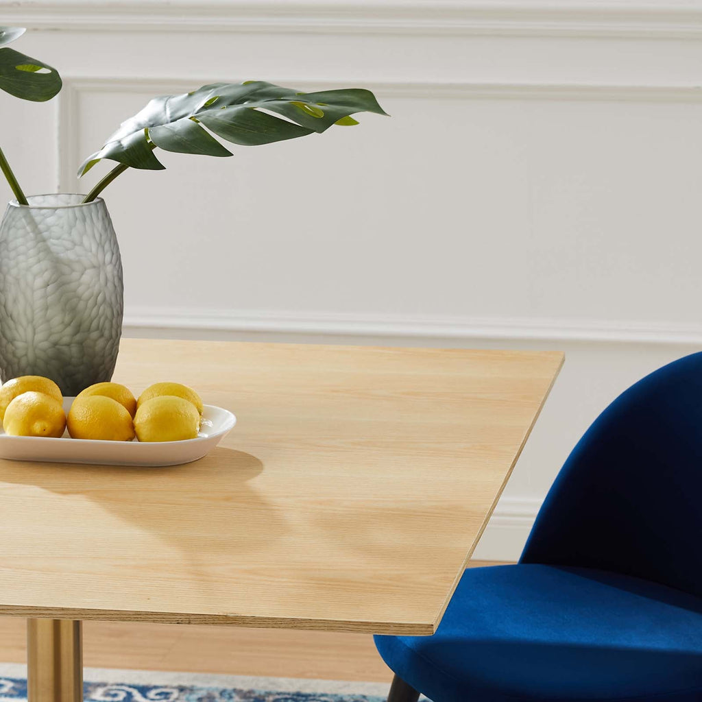 Lippa 40" Square Wood Dining Table by Modway