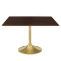 Lippa 47" Square Wood Dining Table by Modway