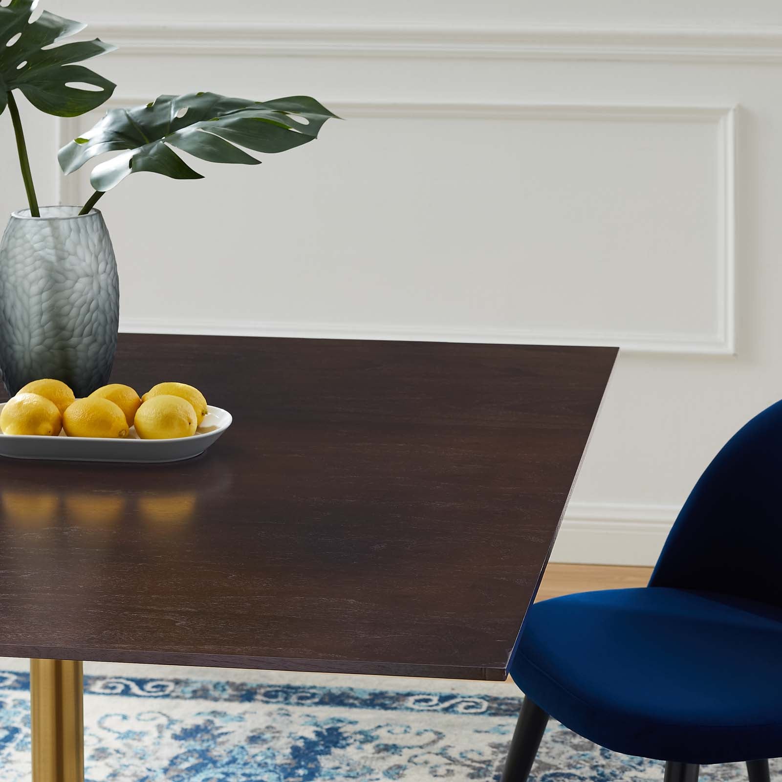 Lippa 47" Square Wood Dining Table by Modway