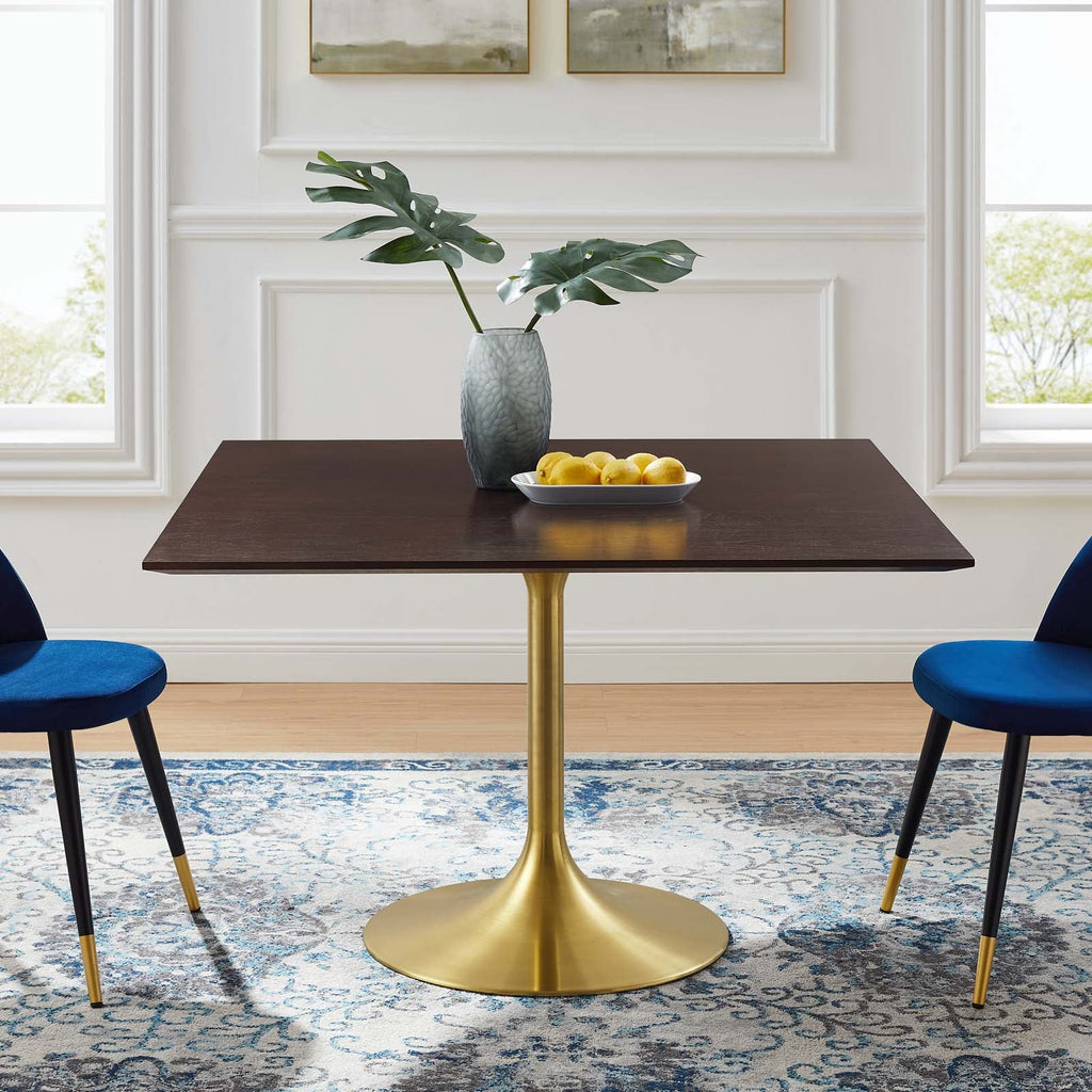Lippa 47" Square Wood Dining Table by Modway