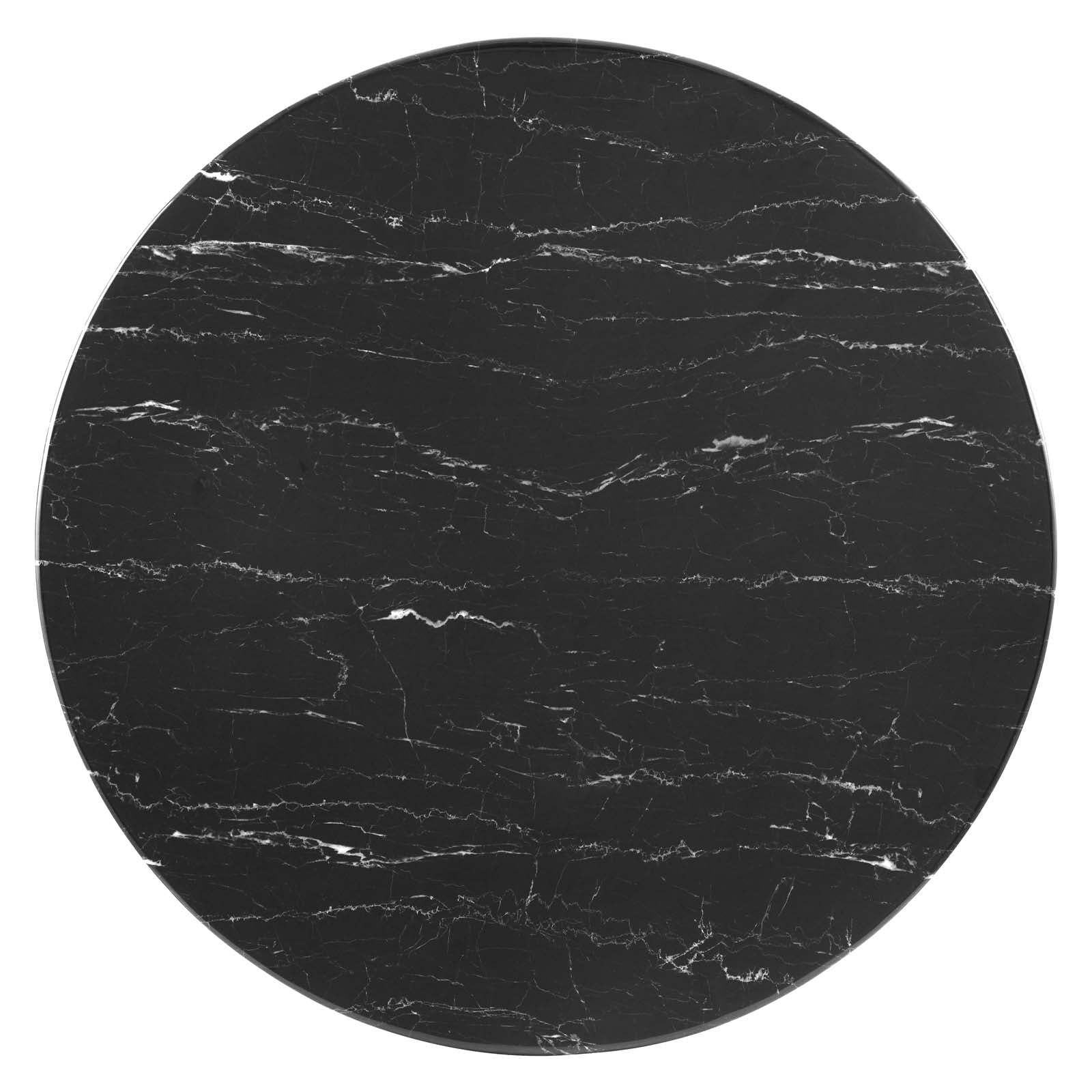 Lippa 40" Round Faux Marble Dining Table by Modway