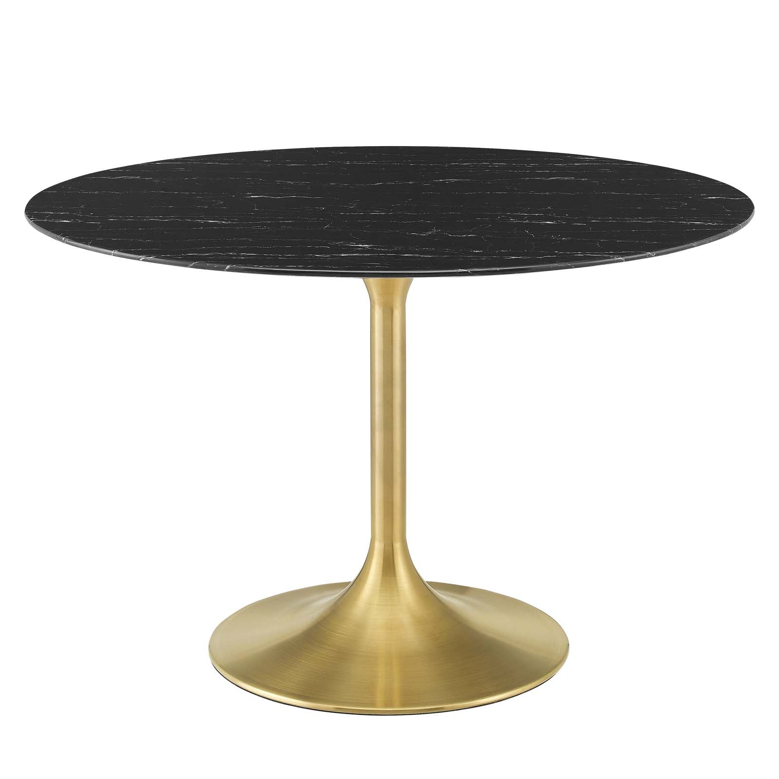 Lippa 48" Round Faux Marble Dining Table by Modway
