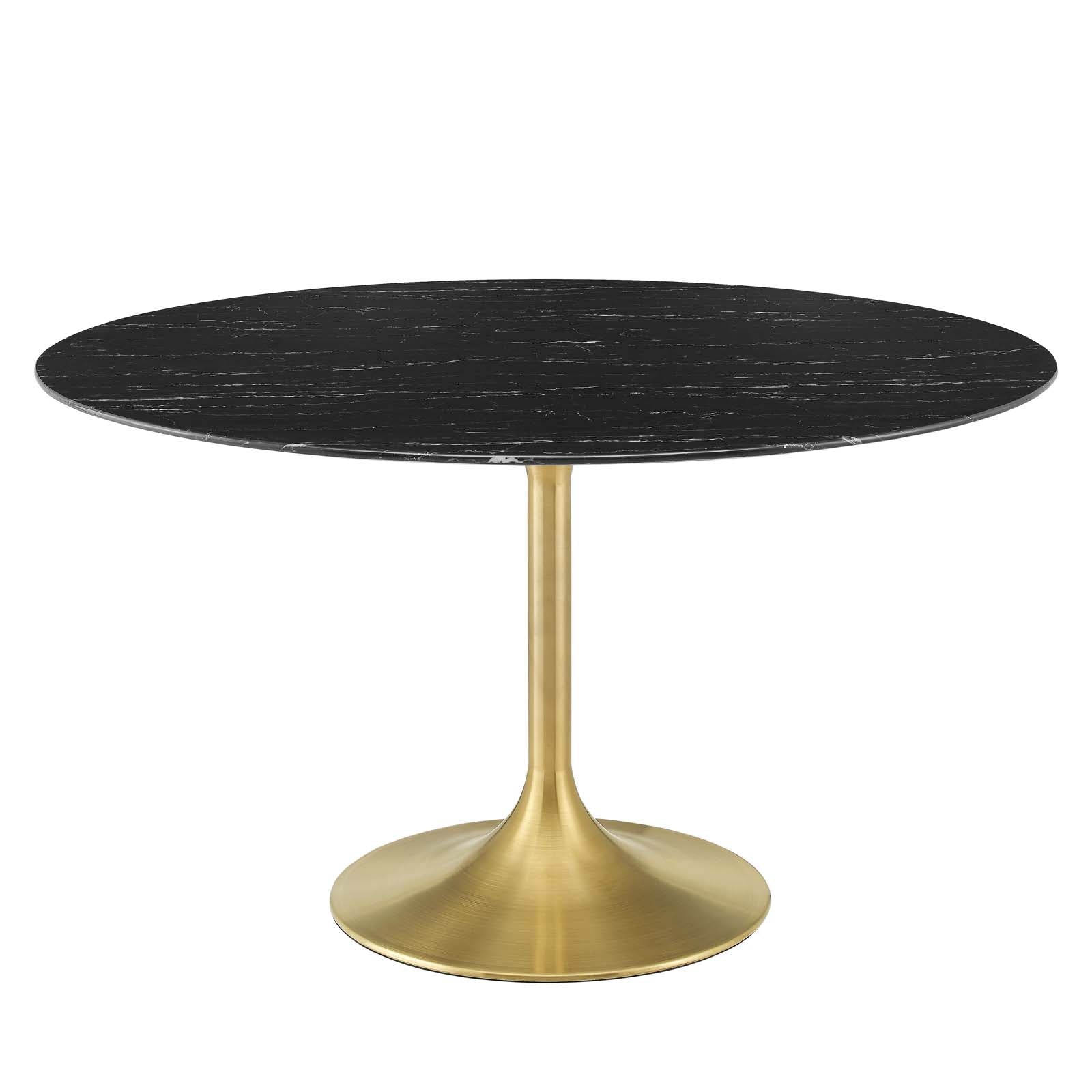 Lippa 54" Round Faux Marble Dining Table by Modway