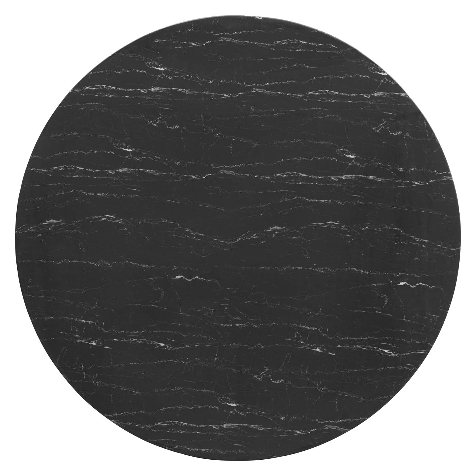 Lippa 60" Round Faux Marble Dining Table by Modway