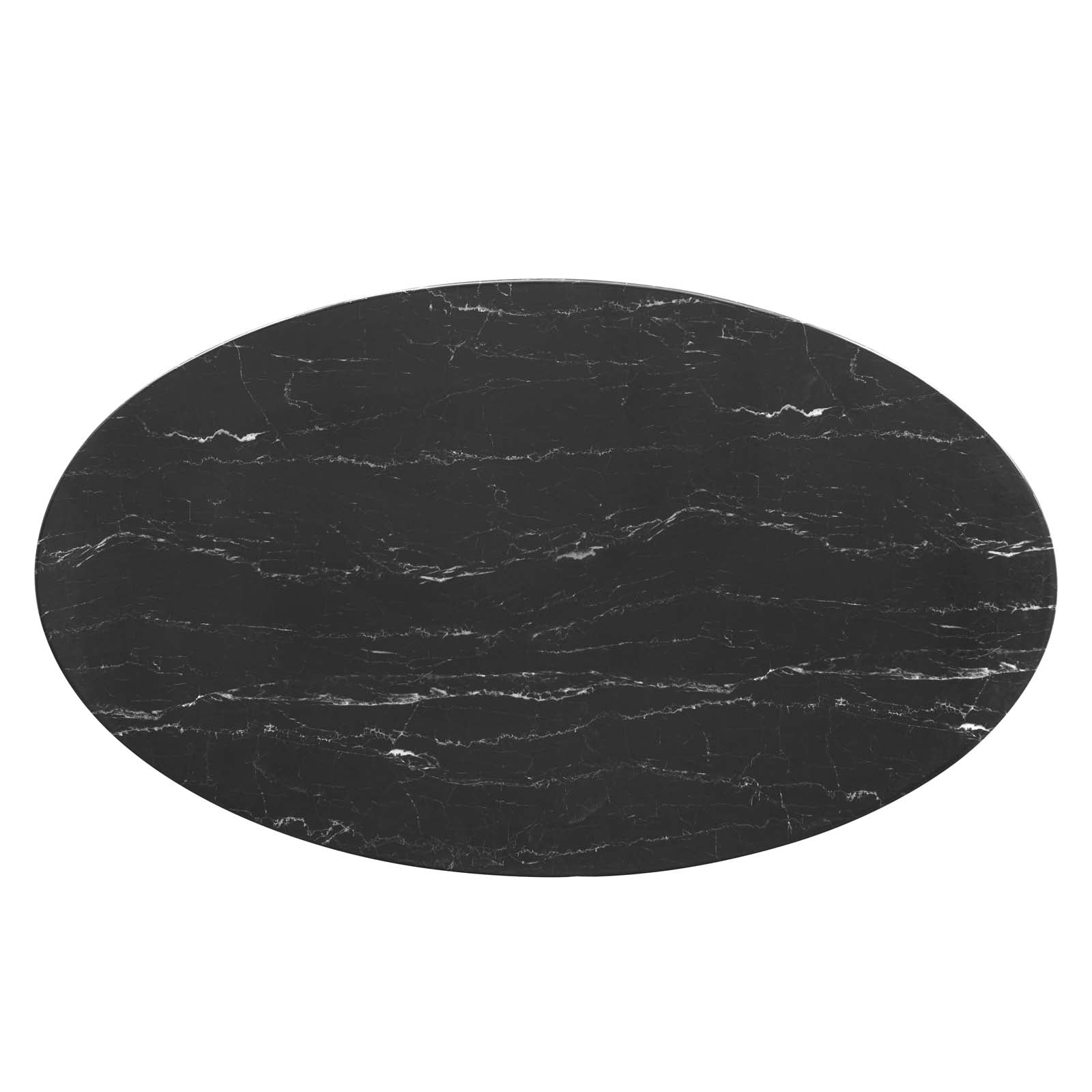 Lippa 54" Oval Faux Marble Dining Table by Modway