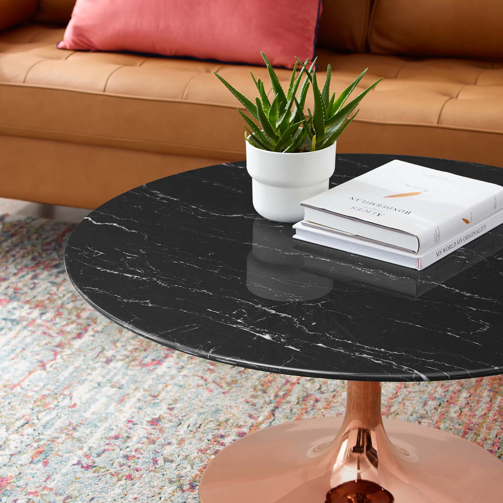 Lippa 36" Faux Marble Coffee Table by Modway